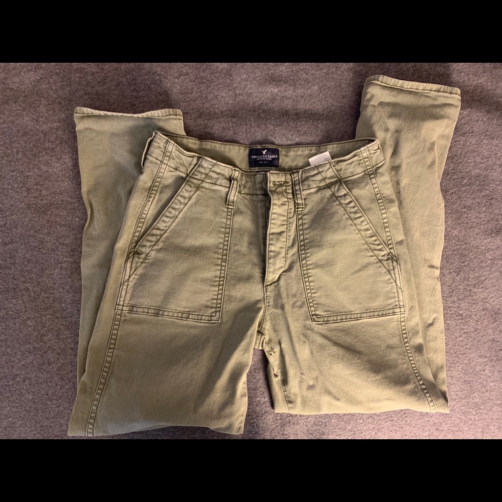 Green AE Cargo Pants